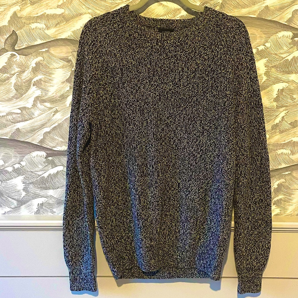 J.CREW men’s blue marled sweater. Size M